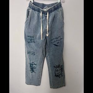 Drawstring Pull On Pants